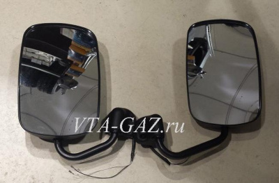 Зеркало Уаз 452, 3741 нового образца грузовые с обогревом комплект