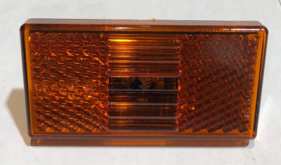 Фонарь габаритный боковой прямоугольный (евроразъем) диодный