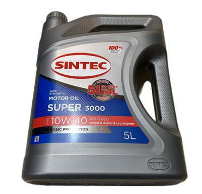 Масло двигателя SINTEC SUPER 10W40 5л.