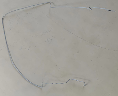 Трубка тормозная задняя левая Уаз Профи с 2021 г.