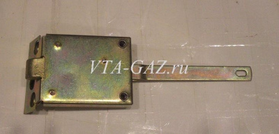 Замок боковой двери Уаз 452, 3741 старого образца с тягой
