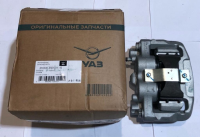 Суппорт переднего тормоза Уаз Патриот, Хантер, 452, 469 правый оригинал с колодками