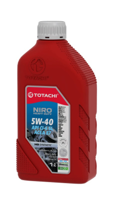 Масло двигателя TOTACHI NIRO HD 5W40 1 литр
