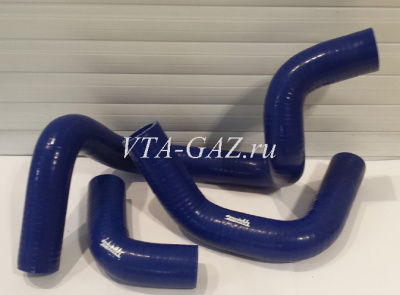 Патрубки радиатора Волга дв. 2.4 Крайслер комплект силикон