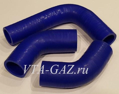 Патрубки радиатора охлаждения Уаз дв. 417 90-сил из-3х силикон комплект