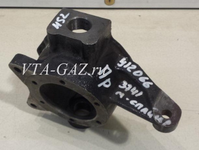 Корпус поворотного кулака Уаз 452, 3741 мост "Спайсер", Гибрид правый