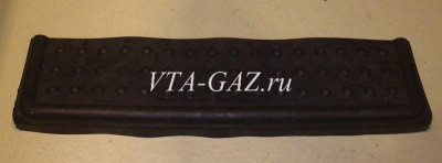 Накладка (подножка) подножки заднего бампера Уаз Патриот резиновая до 2014 г.