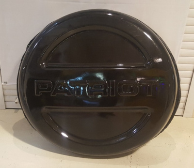 Чехол запаски Уаз Патриот крашенный "Авантюрин" (Бокс запасного колеса)