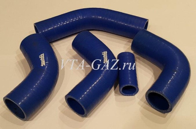 Патрубки радиатора Газель, Соболь дв. 405 Евро-3 силикон комплект