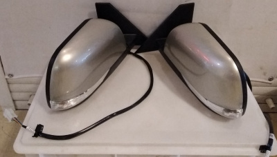 Зеркало заднего вида Уаз Патриот с 2014 г. (ЖЕЛТО СЕРЫЙ МЕТАЛЛИК) комплект