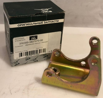 Кронштейн насоса ГУРа Уаз Патриот "Delphi" малый с гайками