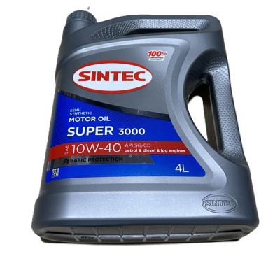Масло двигателя SINTEC SUPER 10W40 4л.