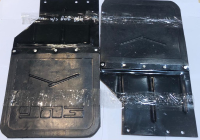 Брызговики Уаз 452, 3741 задние с кронштейном комплект инжектор