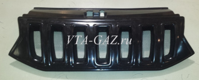 Решетка радиатора Уаз Патриот с 2015г. "ЧЕРОКИ" с сеткой (Облицовка радиатора)