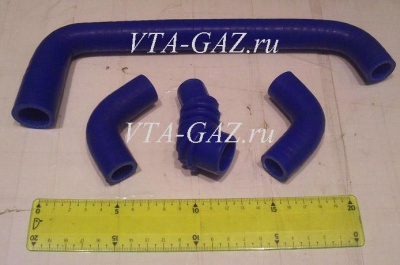 Шланги регулятора холостого хода дв. 406 ЗМЗ силикон комплект