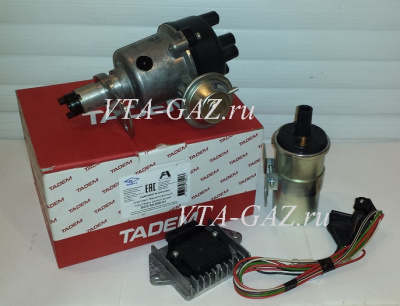 Комплект для бесконтактного зажигания с датчиком холла Газ, Уаз