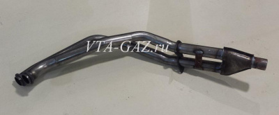 Труба приемная глушителя Волга 31029, 3110, 3102 дв. 402 ЗМЗ КПП 5-и ступка