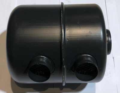 Корпус воздушного фильтра в сборе метал дв. 406, 405 ЗМЗ, дв. 4216 УМЗ (Фильтр воздушный в сборе)