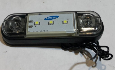 Фонарь габаритный на будку передний белый диодный Samsung