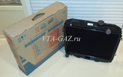 Радиатор охлаждения 3-х рядный медный Уаз 3160, Патриот, Хантер старого образца (шадринский)