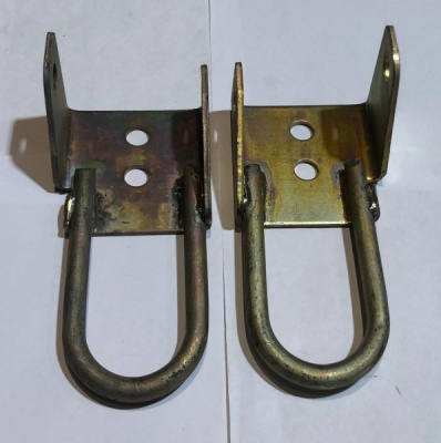 Кронштейн буксировочный Газель, Соболь комплект (Проушина буксирная)