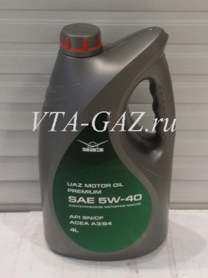 Масло Уаз моторное SAE 5W-40 4L