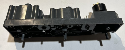 Блок (пульт) регулировки отопителя Уаз Патриот старого образца голый (Б/У)