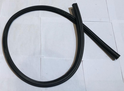 Уплотнитель задней левой двери Газель, Соболь вертикальный (1,5м)