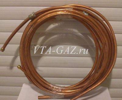 Бензопровод  Газель, Соболь дв. 406 карбюратор металлический бак (медный) комплект
