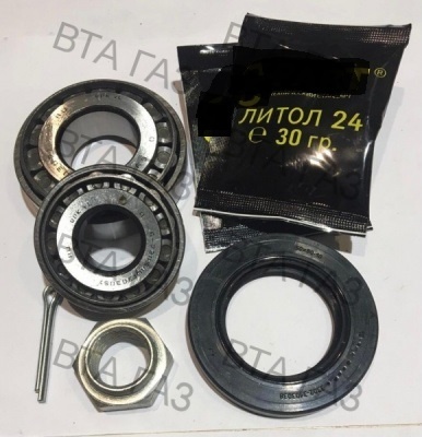 Подшипник передней ступицы Газель, Соболь комплект завод