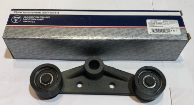 Ролик успокоителя с кронштейном Уаз дв.514 ЗМЗ