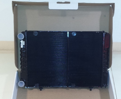 Радиатор охлаждения Газель, Соболь дв. 2.4 Крайслер Оренбург 2-х рядный медный