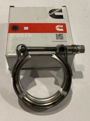 Хомут патрубка турбины Газель, Соболь Бизнес, Газель Next дв. 2.8 Cummins (от турбины к интеркулеру ленточный)