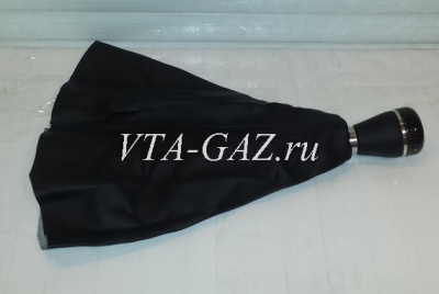 Ручка КПП Карбон Уаз Патриот с 2017г (Пыльник КПП кожа)