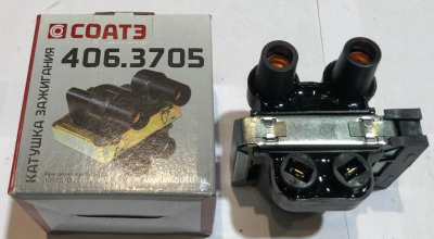 Катушка зажигания Газ, Уаз дв. 406, 409 Евро-2 ЗМЗ старого образца