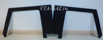Накладки передних дверей Уаз 452, 3741 внутренние верхние комплект