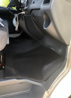 Коврики Газель Next под джойстик материал EVA черные 3D формованные