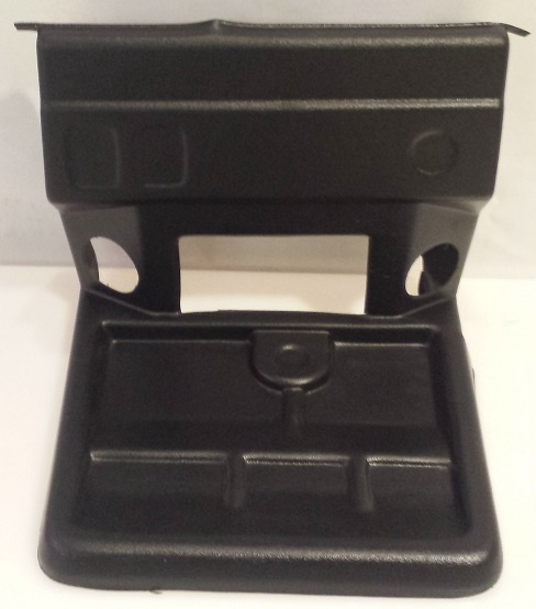 Накладка (на консоль отопителя) под рычаги угловая Уаз 452, 3741 пластмассовая