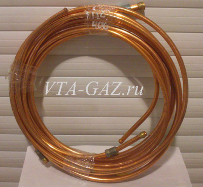 Бензопровод Волга 3110, 31105, 3102, 31022 дв. 406 (медный) комплект