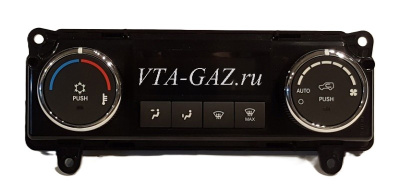 Блок (пульт) управления отопителя Уаз Патриот с 09.2016 г. (с климат контролем) ЖК дисплей