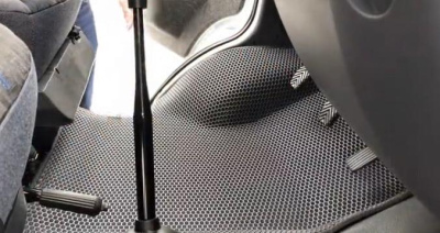 Коврики Газель, Соболь материал EVA черные 3D формованные