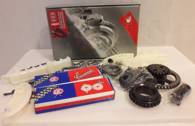 Набор ГРМ Газ, Уаз дв. 406, 405, 409 ЗМЗ Евро-4 «Прогресс» идеальная фаза с пластмассовыми башмаками 1-рядный