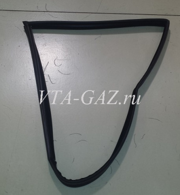 Уплотнитель переднего опускного стекла Газель Next левый (Бархотка)