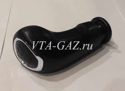 Ручка рычага КПП Уаз Патриот с 2016 г. (хром, пластик)