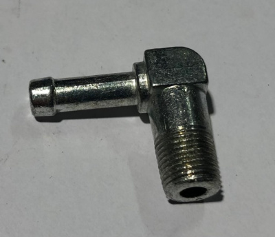 Штуцер ресивера и корпуса термостата Газель, Соболь Бизнес дв. 4216 Евро-3, Уаз дв. 4213 угловой тонкий