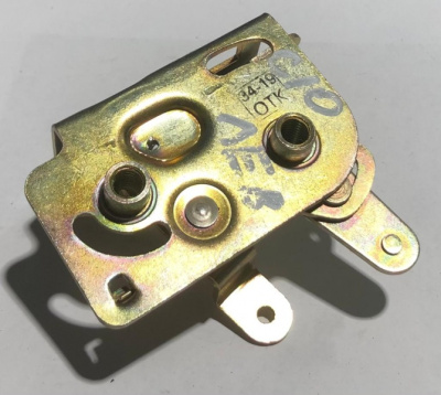 Механизм двери кабины левый+задней двери Баргузин, Газель, Соболь старого образца (Механизм замка двери рычажный левый)