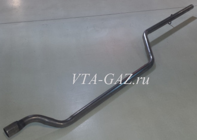 Труба выхлопная Газель 2705, 3221 автобус Евро-2 (длинная)