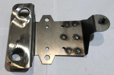 Кронштейн воздушного фильтра Газель Next (на лонжероне кабины)