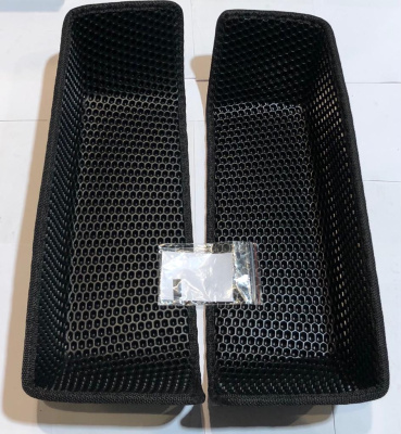 Коврики на пороги Газель, Соболь EVA черные 3D