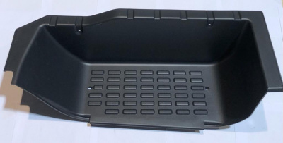 Порог кабины Газель, Соболь черный пластмассовый левый (настил подножки)